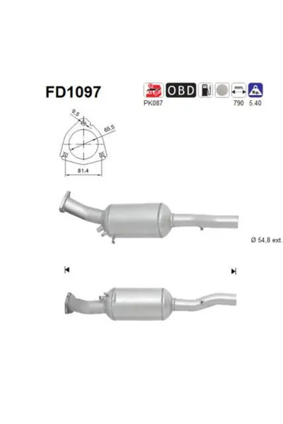 As Filtru Funingine/Particule Sist.De Esapament Audi A6 Allroad C6/A6 C6 2004...