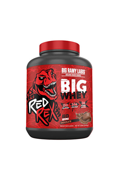 BIG RAMY LABS بيج واي، 24 غرام بروتين، 4.5 رطل، شوكولاتة، 60 حصة