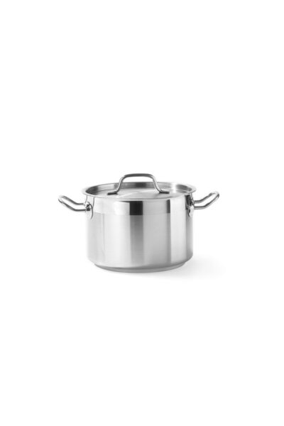 HENDI 10L Stainless Steel Pot with Lid, Ø28cm x H17cm