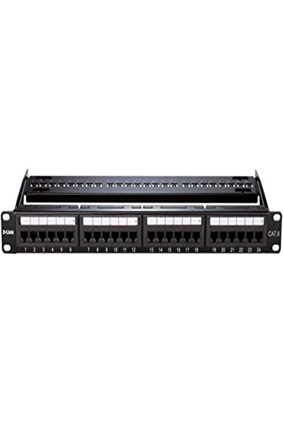 D-Link NPP-C61BLK241 Patch Panel Cat 6, 24 Port Black