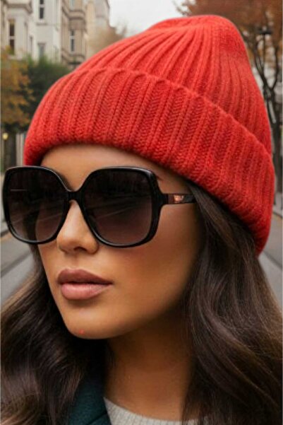 Trenderrs Women's Soft Textured Thick Ribbed Soft Wool Beret