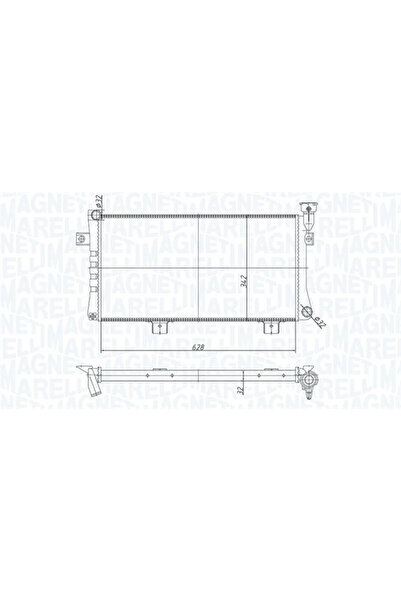 MAGNETI MARELLI Radiator Racire Motor Lada Niva Autoturism De Teren, Inchis