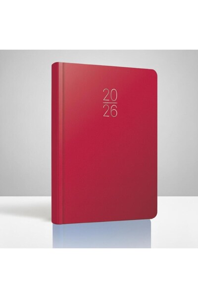 GENC DIJITAL BASKI مفكرة يومية غيبتا 2026 بغلاف صلب 14×20 - 336 صفحة (تركية-إنجليزية-ألمانية-روسية)