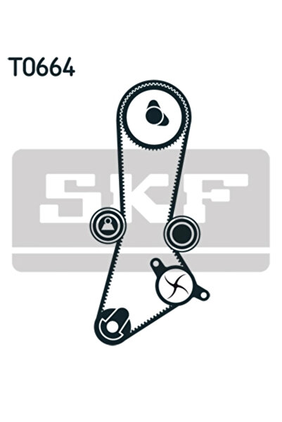 SKF Timing belt kit HYUNDAI TUCSON (JM) 2004-2010