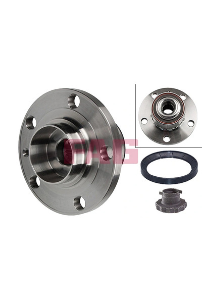 FAG Комплект лагери на главина за Skoda Fabia 1/Fabia 2, Vw Fox/Polo 4