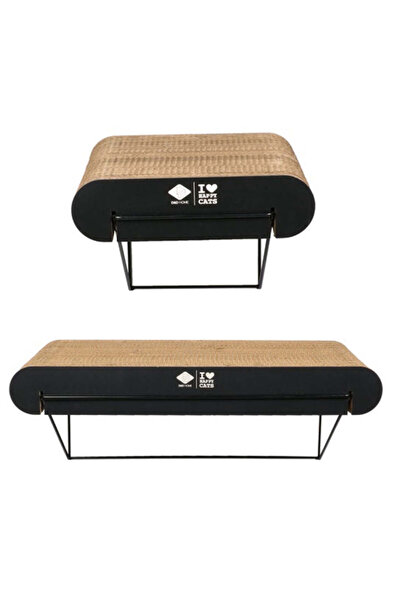 D&D Home I Love Happy Cats David Cardboard Wall Mountable Cat Shelf