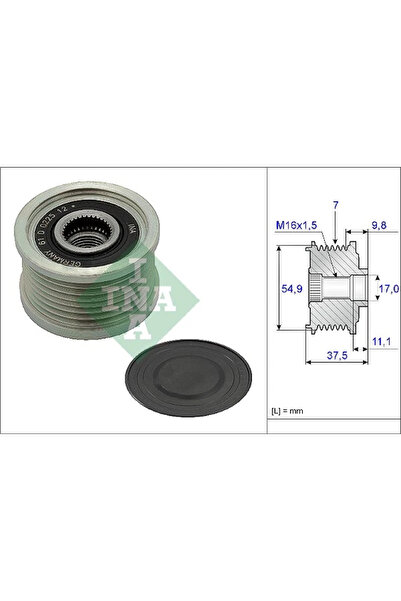 FAG Sistem Roata Libera Generator Fiat Ducato Bus/Ducato Caroserie/Ducato Platou
