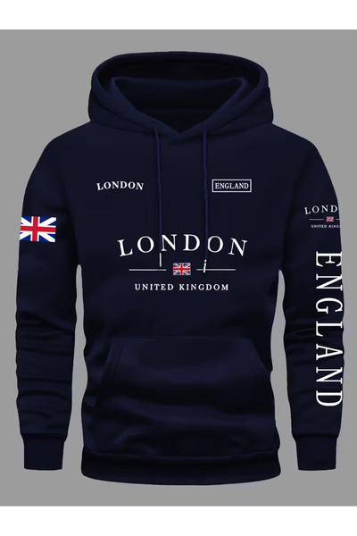 bellanova ЛОНДОН Світшот з капюшоном та візерунком Premium