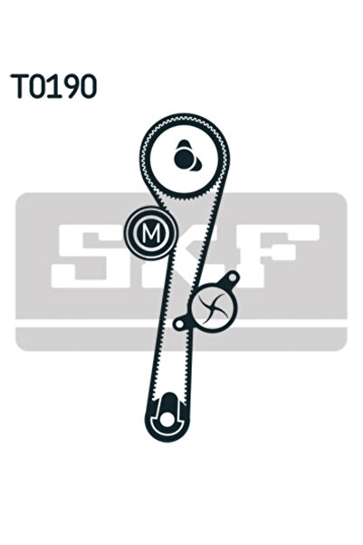 SKF Комплект водна помпа + ангренажен ремък Dacia Logan/Sandero Proton Savvy