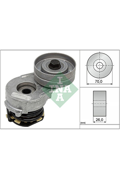 FAG Intinzator Curea Curea Distributie Honda Civic 7 Opel Astra H/Combo Autou...