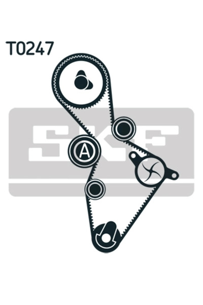 SKF Set Pompa Apa + Curea Dintata Audi A3/A4 B6 Vw Golf 5/Touran