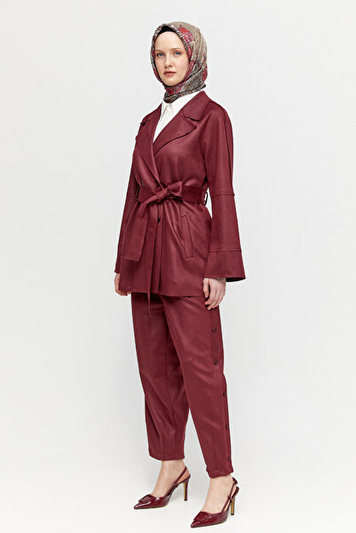 Setrms Rahat Form Süet Dokulu Pantolon