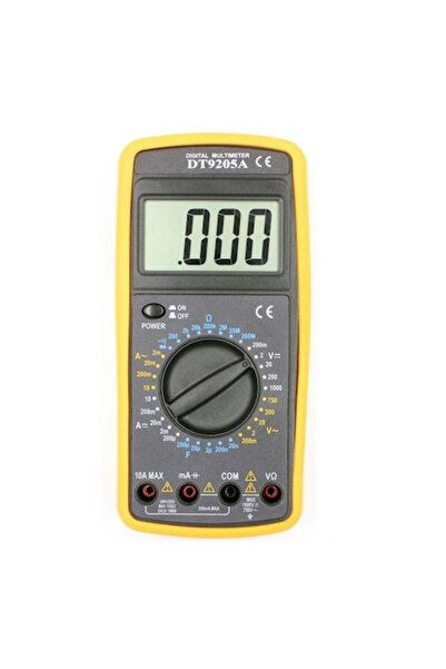 Gonga Multimetru digital DT9205A Portocaliu