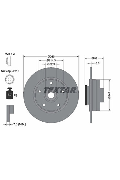 Krieger Disc Frana Renault Megane 4