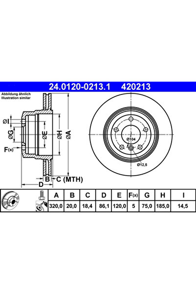 Ate Disc Frana Bmw 5