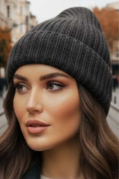 Trenderrs Women's Soft Textured Thick Ribbed Soft Wool Beret
