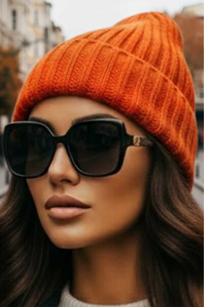 Trenderrs Women's Soft Textured Thick Ribbed Soft Wool Beret