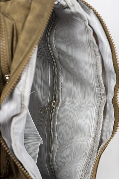 İMAKS Krinkıl / Klinkır Waterproof Fabric Multi-Compartment Crossbody Shoulder Messenger Bag Brown 116g