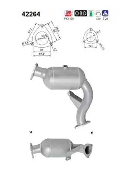 As Catalizator Audi A4 B8/A5/Q5