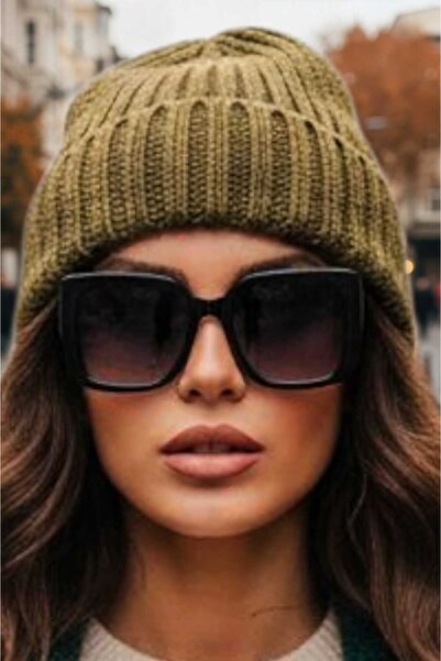 Trenderrs Women's Soft Textured Thick Ribbed Soft Wool Beret