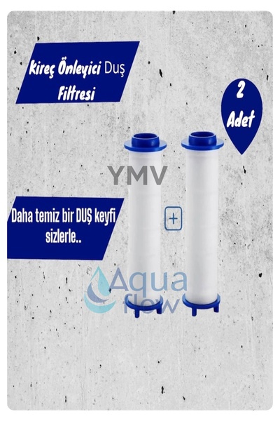 YMV 2 Adet Kireç Pas Tortu Arındırıcı Engelleyici Filtre Duş Başlığı Yedek Ar...