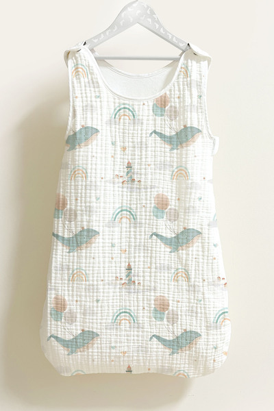 Tuğba Kuğu 4 Layer Muslin Baby Sleeping Bag (0-18 Months) - Limited 21 Series