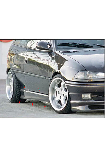 Akar opel astra f kasa marşpiyel takımı boyasız (ham) fiberglass