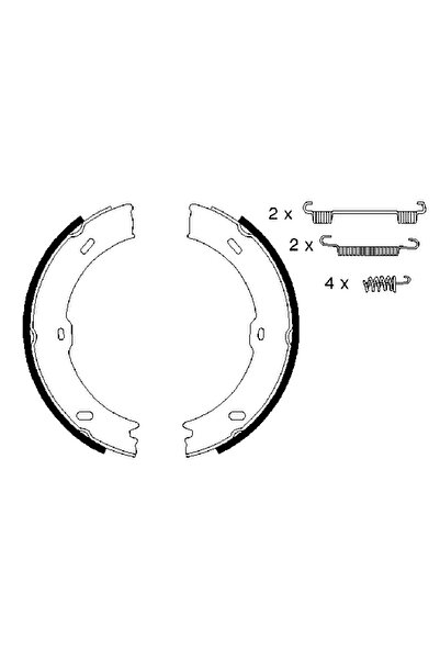 Bosch Set Saboti Frana Frana De Mana Mercedes-Benz Sprinter 3,5-T Bus/Sprinte...