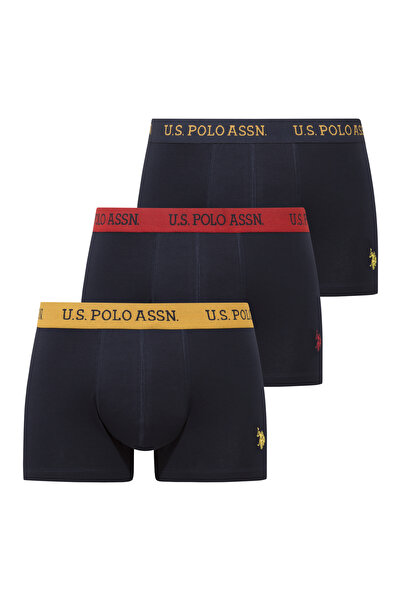 U.S. Polo Assn. 201 Синій 3-парений боксер