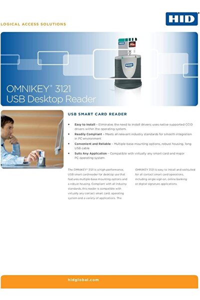 HID قارئ بطاقات USB OMNIKEY 3121