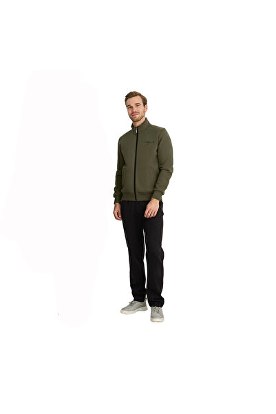 elitepoint 1924 Men's Stand Collar Front Zipper Tracksuit Set