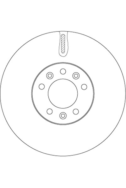 TRW Disc Frana Citroen C5 3/Jumpy 2 Fiat Scudo Bus/Scudo Caroserie/Scudo Plat...