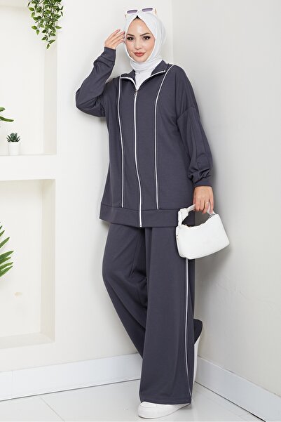 Bestenur Biyeli Double Suit 1608 - Anthracite