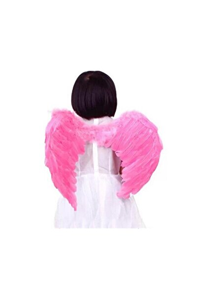 STUMBANNG زي الحفلات باللون الوردي مقاس الطفل جناح الملاك الصغير 40X55 سم