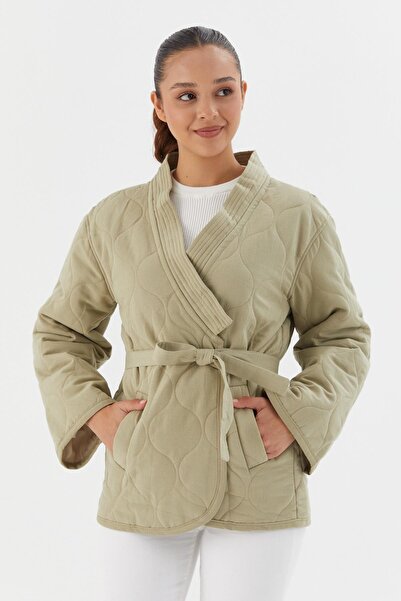 Shopping Shop Jachetă matlasată cu curea în talie CAGLA