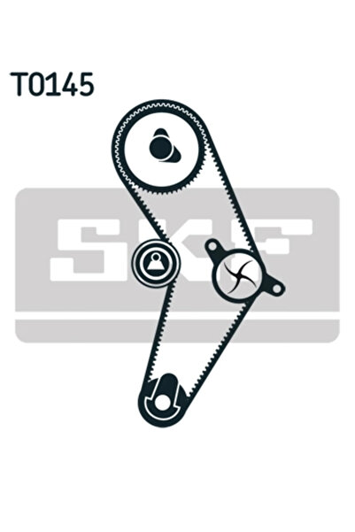 SKF Water pump + timing belt kit FIAT GRANDE PUNTO (199_) 2005-2011