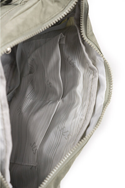 İMAKS Krinkıl / Klinkır Waterproof Fabric Multi-Pocket Crossbody Shoulder Messenger Bag Beige 116g