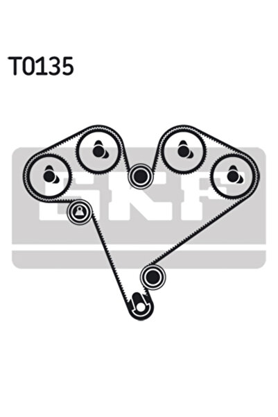 SKF Комплект ангренажен ремък Opel Omega B/Vectra B Saab 9-5