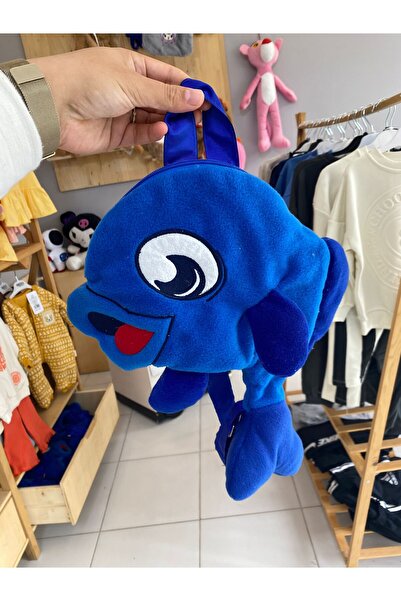 dolaş kids YUNUS BALIKLI PELUŞ ÇANTA OYUNCAK 50 CM