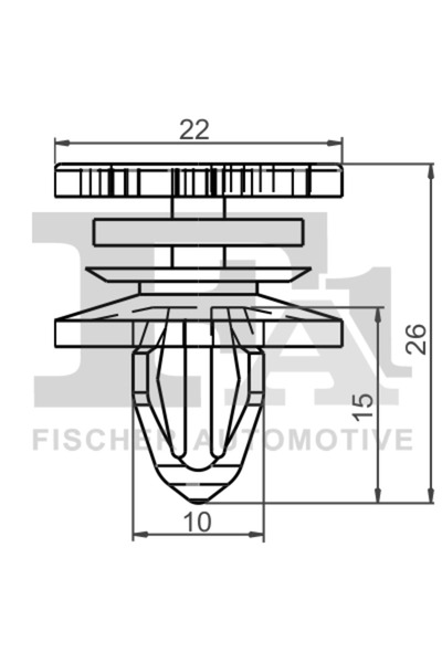 FA1 Clips Acoperire Decorativa Si Protectie Vw Fox