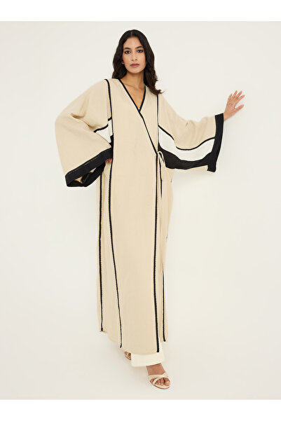 Store Wf 100% Linen Abaya