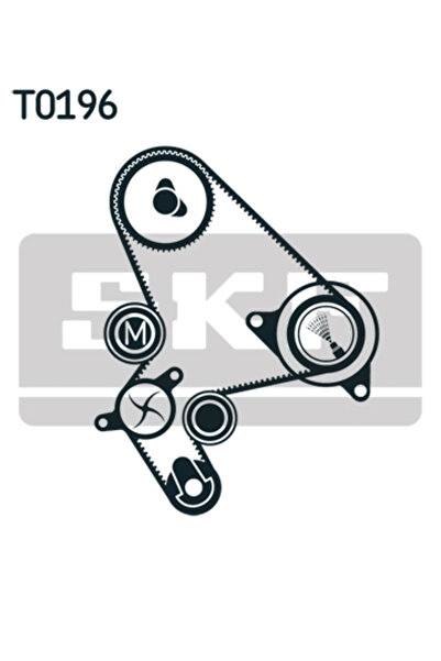 SKF Set Pompa Apa + Curea Dintata Citroen C8/Evasion Van/Evasion Microbus Fia...