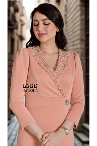 NATASHA Fashion أناقة ناتاشا بفستان اللؤلؤ الراقي .