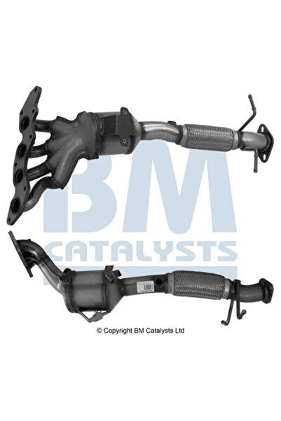 BM CATALYSTS Catalizator Ford C-Max/Focus 2/Galaxy 2 Volvo C30/S40 2/V50