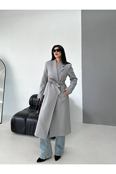 Bella Breeze Γυναικείο παλτό από υψηλής ποιότητας εισαγόμενο ύφασμα με κορδόνια και κασετίνα