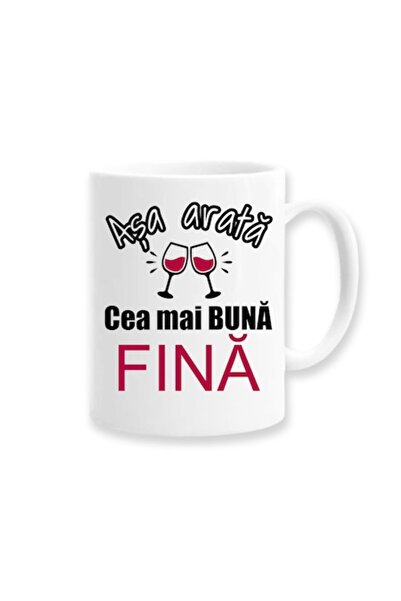 OEM Cană personalizată pentru fină cu mesajul: „Așa arată cea mai bună fină”,...