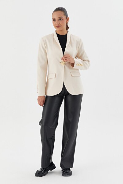 Shopping Shop Gold Accessory Buttoned Jacket Bag