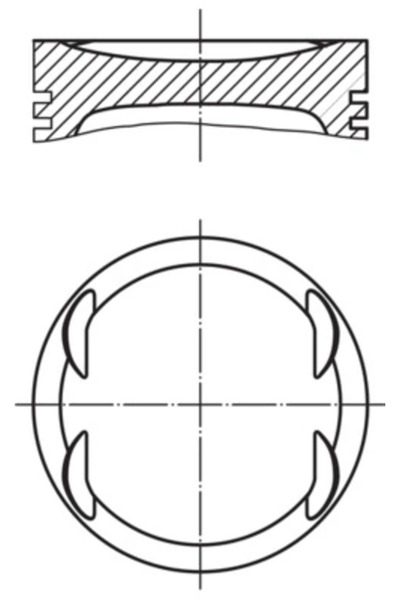 MAHLE Piston Mercedes-Benz C-Class/Clk/E-Class