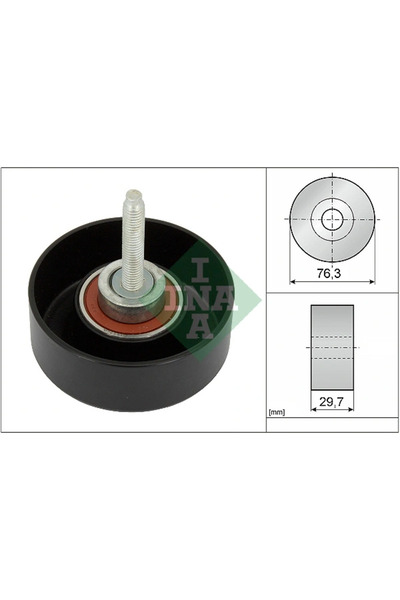 FAG Rola Ghidare/Conducere Curea Transmisie Ford Fiesta 5/Maverick/Mondeo 3 F...