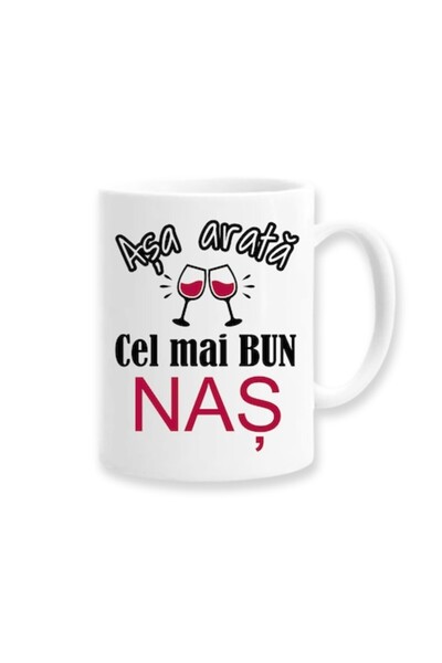 OEM Personalized mug for uncle with message: 'This is how the best uncle looks like', Betaprint, white,